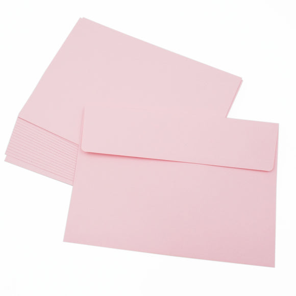 Envelopes 6X8.5吋 A5信封 (橫口) (20個1包) 粉紅色