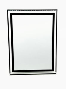 A4證書相架(新款) 水晶玻璃 銀色邊框 背框膠架 薄款