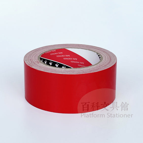 日本寺岡製作所 牛皮膠布 Olive tape NO.145 2吋紅色
