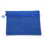 Zipper Pouch A4 螢光色系列牛津布雙拉鍊網袋 (1個 (顏色隨機發貨) 或留言註明顏色）